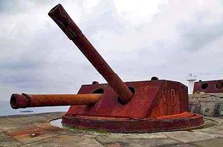 Die 35-Zentimeter Kanonen heute