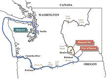 Aufwndige Route zum Endlager