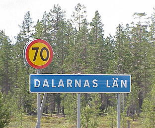 Angekommen in Dalarnas Län ...