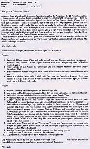 Der Abschlussbericht ...