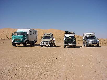 Die Simulationsfahrzeuge im Gruppenbild ...