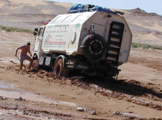 ... Einschlammen angesagt ...