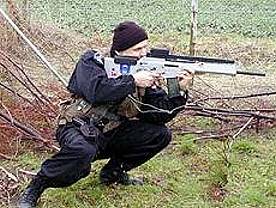 berall gerstet fr den Ernstfall ...