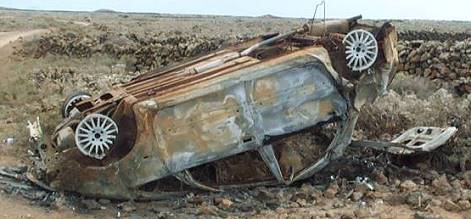 Brandfall auf einsamer Insel: Als E-Auto wrde sowas lnger bruzzeln ...