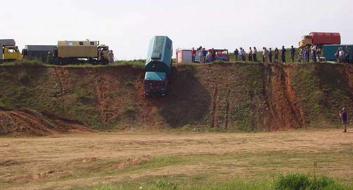 ... und an der Steilwand ...