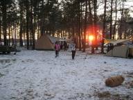 Es wird bald dunkel, Nachzgler mssen sich beeilen ...