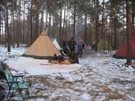 Einer baut noch auf, andere klnen schon ...