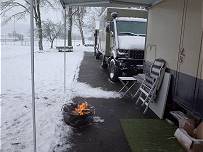 Auftauen Markisen-Schnee mal anders ...