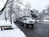 Nach dem Schneefall morgens am 02.April ...