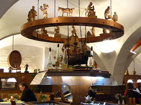 Wieder in Bremen: Im Restaurant `Alte Gilde...