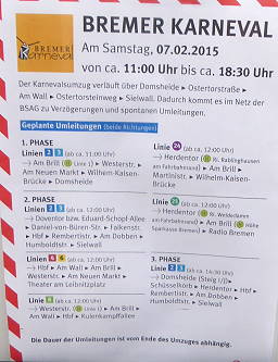 Aber heute Abend ist schon alles vorbei!