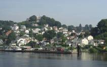 Teure Wohngegend: Vorbei an Blankenese, oben das Sllberg-Restaurant