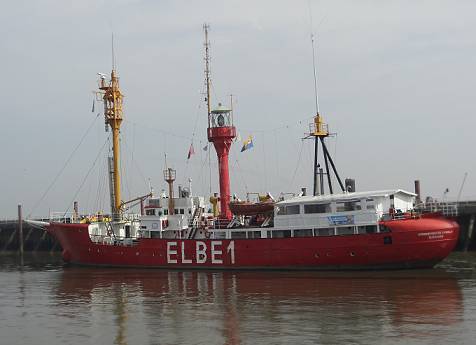 Feuerschiff Elbe 1 in Cuxhaven ...