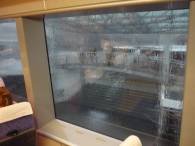 Niemand mag aussteigen: Starkregen an den Landungsbrcken ...