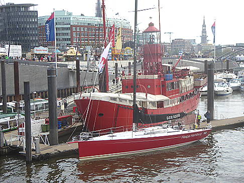 Feuerschiff als Flucht-Restaurant ...