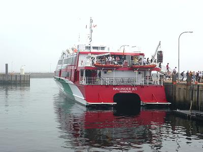 Der Halunder Jet in Helgoland ... Der Halunder Jet in Helgoland ...