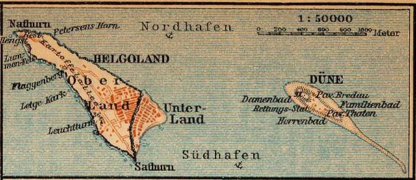 Helgoland, Baedeker 1910 ...