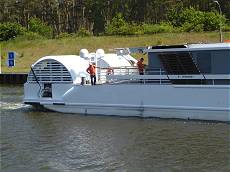 Beeindruckendes Heck: ELBE PRINCESSE II Beeindruckendes Heck: ELBE PRINCESSE II