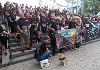 Demo vor dem Dnischen Konsulat ...