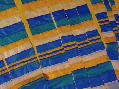  ... und alles wieder in Streifen geschnitten ...