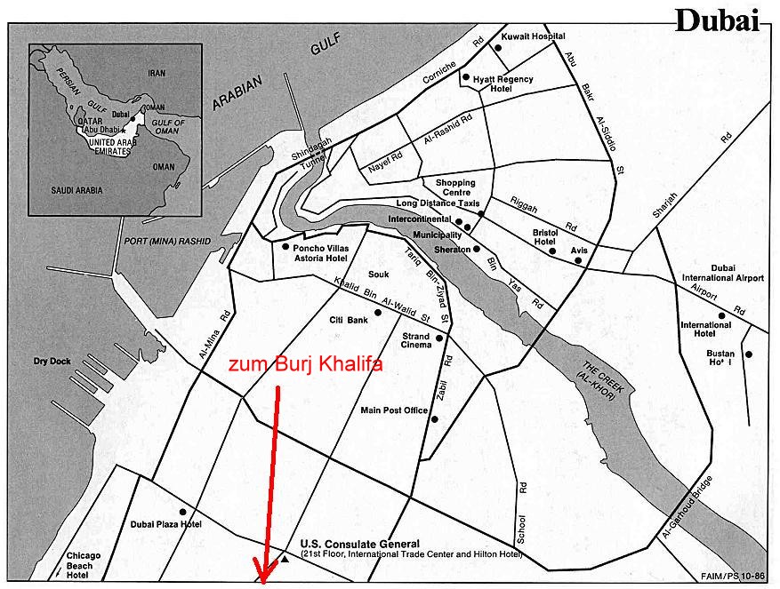 Dubai City vor 25 Jahren ... 
