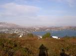 #5: Schneechaos (;-): Blick auf Schull vom Sailors Hill