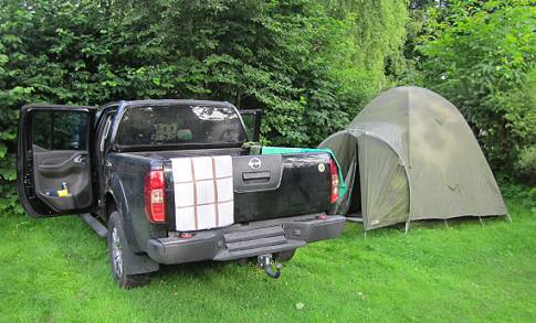 ... und Zelten fast in Odins Garten ... ;-)) 