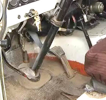 Pedalerie gewhnungsbedrftig ...