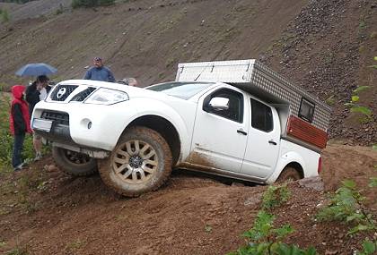 Erfolgreicher Einsatz im Offroad-Training ...