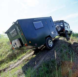 ... und bergauf mit dem HZJ ...