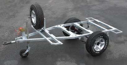 Fahrgestell mit verzinktem Stahlrahmen ...