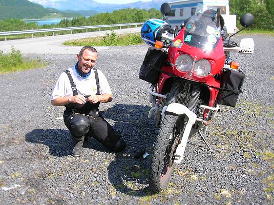 2005: Mit der Honda unterwegs in Norwegen ...