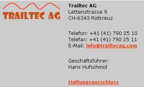 Trailtec AG mit Geschäftsführer ...