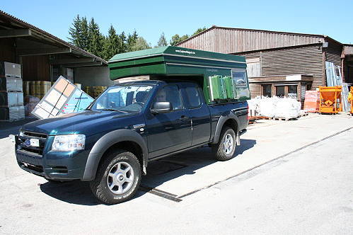 Hinterachslast 1.360 kg: Da ist der Fahrer schon drin ... ;-))