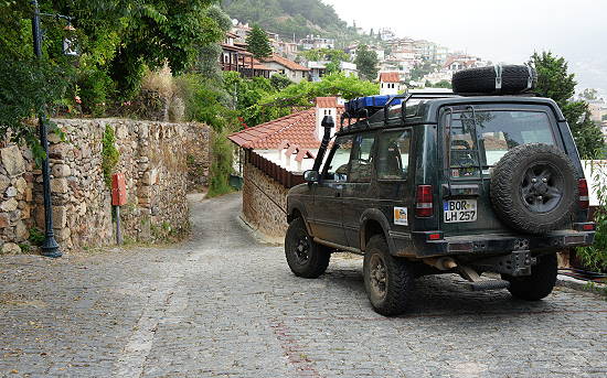In einer Sackgasse in Alanya, unterhalb der Burg ...