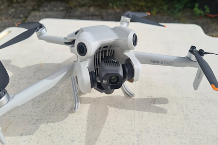 ... und mit der Drohnenkamera ...