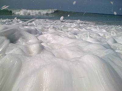 die ersten Spritzer kommen schon ...