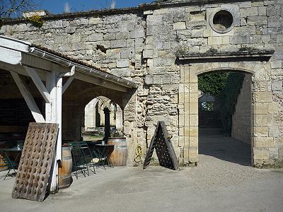 Eingang zum 'Weingarten' ...