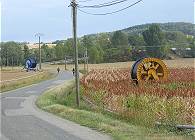 Gut zwei Kilometer zu laufen ...