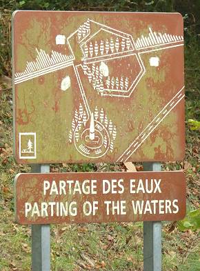 An der Wasserscheide ...