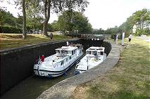 Einfahrt in der Automatikschleuse ...