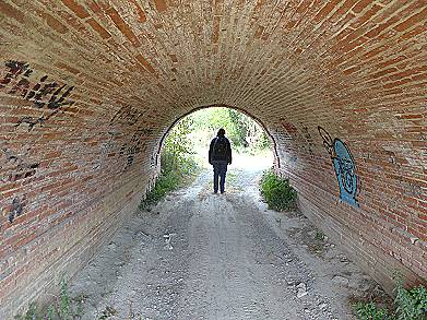 Unterquerung der Bahnlinie 