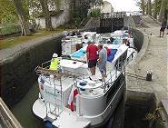 Schleusen dauert halt ...