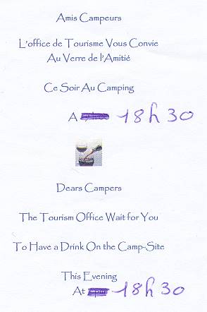 Freundliche Einladung zum Drink ...