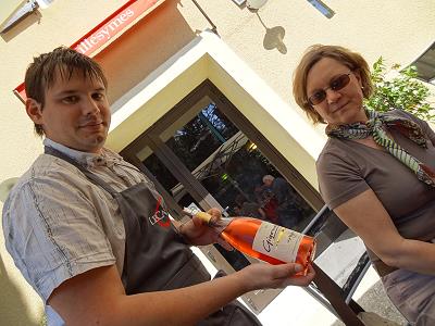 Mittagessen in Gigondas ...