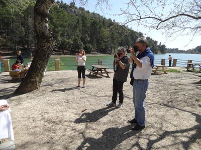 Wenn das kein Fotomotiv ist: Der Picknicktisch am Lac du Paty ...