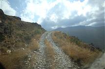 Harmlose Stelle der Auffahrt ...