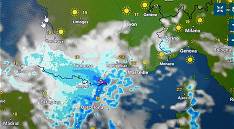 Schnee auf dem Canigou, Ostpyrenen