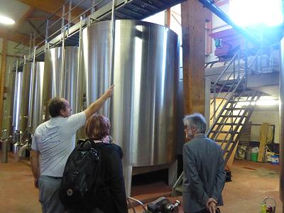 Fhrung durch die Kellerei ...