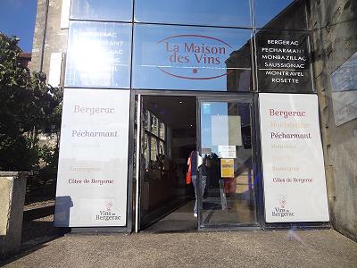 Das "Weinhaus" in Bergerac ...